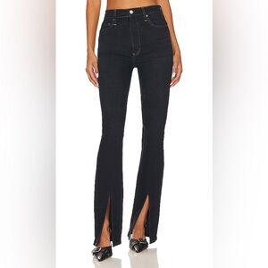 Pistola Colleen High Rise Slim Flare Front Slit Jeans in Harrow